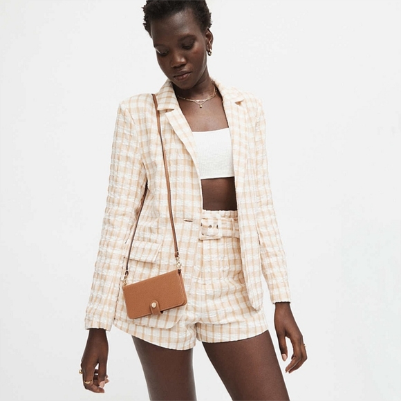 MIMCO Tan iPhone 12 12P Card Purse Crossbody Chain Carry Case NWT RRP$129 - Picture 2 of 9